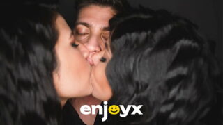 Family Threesome. Sara Retali and Andrea Retali sharing one cock